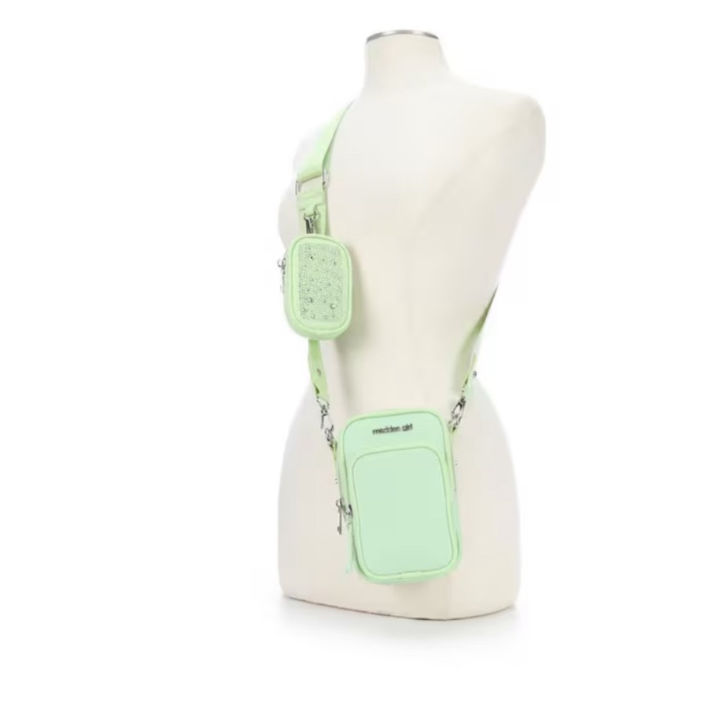 MADDEN GIRL CELLPHONE CROSSBODY HANDBAG In mint color!! - Picture 2 of 15